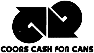 COORS CASH FOR CANS trademark