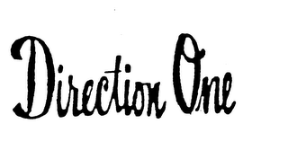 DIRECTION ONE trademark