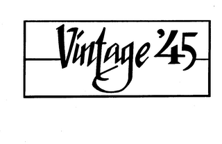 VINTAGE '45 trademark