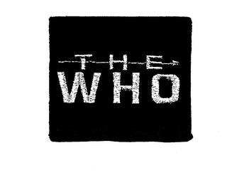 THE WHO trademark