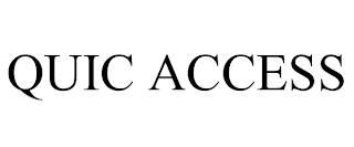 QUIC ACCESS trademark