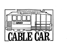 POWELL & MASON ARVEY CABLE CAR