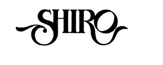 SHIRO trademark
