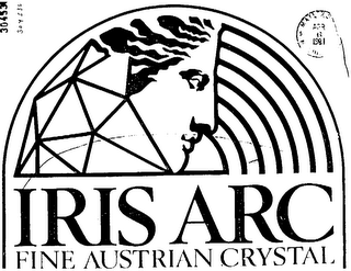 IRIS ARC FINE AUSTRIAN CRYSTAL