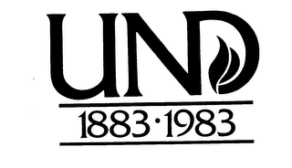 UND 1883.1983 trademark