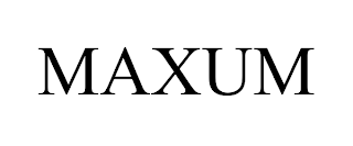 MAXUM trademark