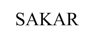 SAKAR trademark