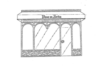 DANS UN JARDIN trademark