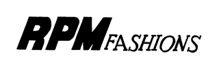 RPM FASHIONS trademark