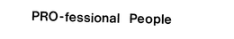 PRO-FESSIONAL PEOPLE trademark