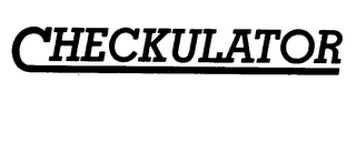 CHECKULATOR trademark