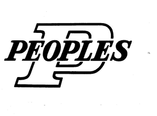 P PEOPLES trademark