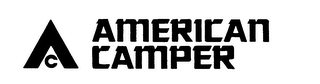A C AMERICAN CAMPER trademark