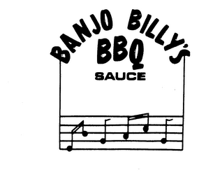 BANJO BILLY'S BBQ SAUCE trademark