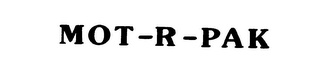 MOT-R-PAK trademark