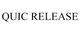 QUIC RELEASE trademark