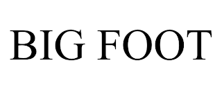 BIG FOOT trademark