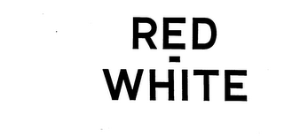 RED-WHITE trademark