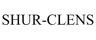 SHUR-CLENS trademark