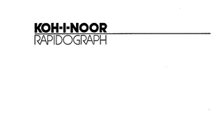 KOH-I-NOOR RAPIDOGRAPH trademark