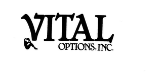 VITAL OPTIONS, INC. trademark
