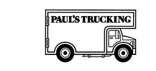 PAUL'S TRUCKING trademark