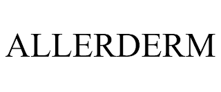 ALLERDERM trademark