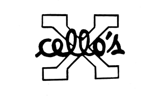 X CELLO'S trademark