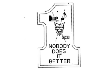 ACA NOBODY DOES IT BETTER trademark