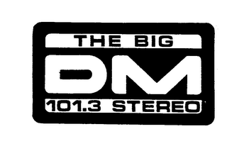 THE BIG DM 101.3 STEREO trademark