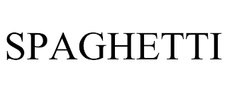 SPAGHETTI trademark