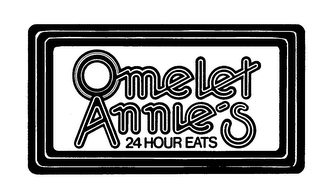 OMELET ANNIE'S 24 HOUR EATS trademark