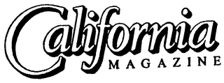 CALIFORNIA MAGAZINE