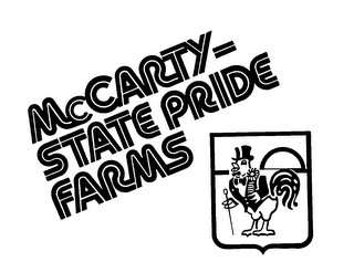 MCCARTY=STATE PRIDE FARMS trademark