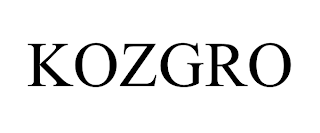 KOZGRO trademark