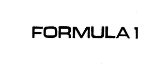 FORMULA 1