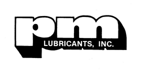 PM LUBRICANTS, INC.