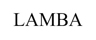 LAMBA trademark