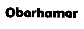 OBERHAMER trademark
