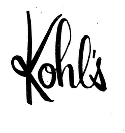 KOHL'S trademark