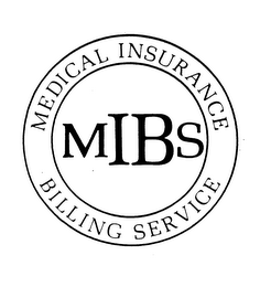 MIBS MEDICAL INSURANCE BILLING SERVICE trademark