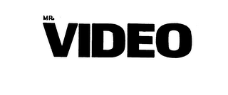 MR. VIDEO trademark