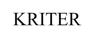 KRITER trademark