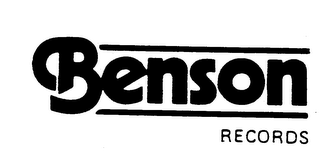 BENSON RECORDS trademark