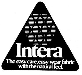 INTERA THE EASY CARE, EASY WEAR FABRIC WITH THE NATURAL FEEL.