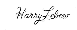 HARRY LEBOW trademark