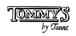 TOMMY'S BY TANNE trademark