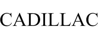 CADILLAC trademark