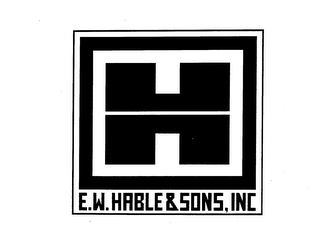E. W. HABLE & SONS, INC trademark