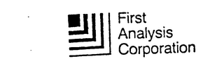 FIRST ANALYSIS CORPORATION